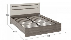 Кровать двуспальная Фьюжн ТД-260.01.03 в Ревде - revda.mebel24.online | фото 2