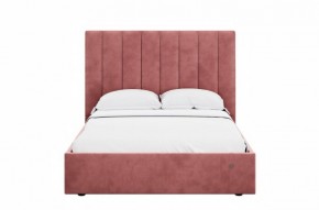 Кровать Ingrid 1400 с основанием и ПМ (Ультра коралл) Модель 312 в Ревде - revda.mebel24.online | фото