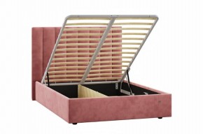Кровать Ingrid 1400 с основанием и ПМ (Ультра коралл) Модель 312 в Ревде - revda.mebel24.online | фото 2