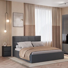 Кровать Линда КР-16 (Графит) 1600 в Ревде - revda.mebel24.online | фото 2
