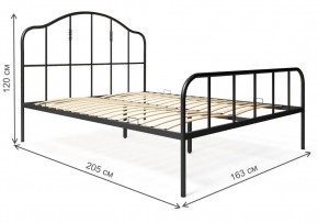 Кровать Милена 160х200 черная в Ревде - revda.mebel24.online | фото 2