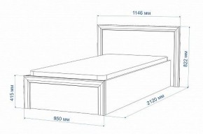 Кровать односпальная Нобиле Кр-90 в Ревде - revda.mebel24.online | фото 2