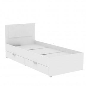 Кровать Ольга L48 (900) 2 ящика (Белый) в Ревде - revda.mebel24.online | фото
