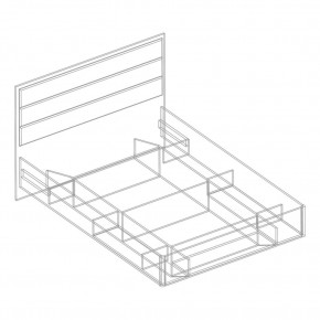 Кровать "Милана" с мягкой спинкой БЕЗ основания 1400х2000 в Ревде - revda.mebel24.online | фото 4