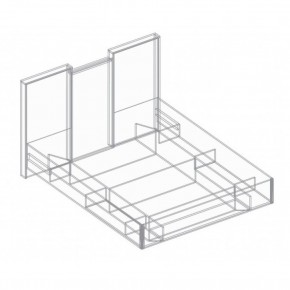 Кровать "СА-20" Александрия БЕЗ основания (МДФ) 1200х2000 в Ревде - revda.mebel24.online | фото 5