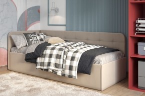 Кровать Зарина угловая Newtone light beige угол правый в Ревде - revda.mebel24.online | фото 1