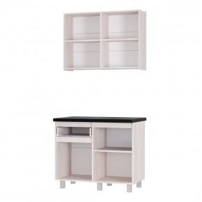 Кухня Тренд 1.0 м (Ясень белый) в Ревде - revda.mebel24.online | фото 2