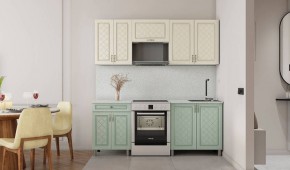 Кухня Версаль 2м Айвори/Васаби Готовое решение в Ревде - revda.mebel24.online | фото 2