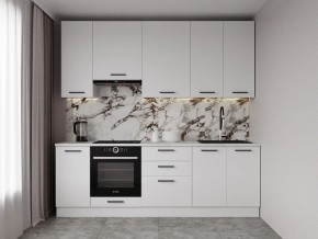 Кухонный гарнитур Белый Глянец 2400 h950 (Стол. 26мм) в Ревде - revda.mebel24.online | фото
