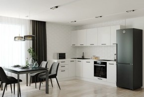 Кухонный гарнитур Белый Глянец 2600*1600 (Стол. 26мм) в Ревде - revda.mebel24.online | фото 1