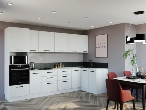 Кухонный гарнитур Белый Глянец 3200*1400 (Стол. 26мм) в Ревде - revda.mebel24.online | фото 1