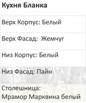 Кухонный гарнитур Бланка 2800 (Стол. 26мм) в Ревде - revda.mebel24.online | фото 3