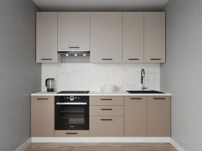 Кухонный гарнитур Каппучино 2400 h950 (Стол. 26мм) в Ревде - revda.mebel24.online | фото