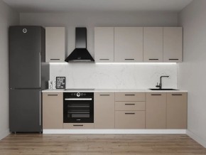 Кухонный гарнитур Каппучино 2800 (Стол. 38мм) в Ревде - revda.mebel24.online | фото