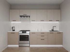 Кухонный гарнитур Каппучино 3000 (Стол. 38мм) в Ревде - revda.mebel24.online | фото
