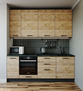 Кухонный гарнитур Крафт 2200 (Стол. 38мм) в Ревде - revda.mebel24.online | фото