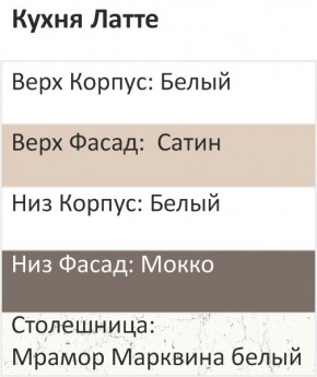 Кухонный гарнитур Латте 2000 (Стол. 38мм) в Ревде - revda.mebel24.online | фото 3
