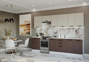 Кухонный гарнитур Латте 3000 (Стол. 38мм) в Ревде - revda.mebel24.online | фото
