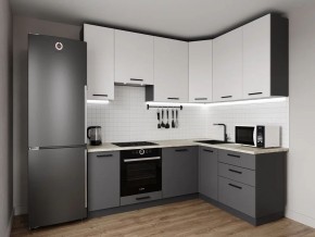 Кухонный гарнитур Меренга 2200*1600 h950 (Стол. 38мм) в Ревде - revda.mebel24.online | фото