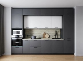 Кухонный гарнитур Меренга 3400 (Стол. 38мм) в Ревде - revda.mebel24.online | фото