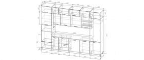 Кухонный гарнитур Санторини 3400 (Стол. 26мм) в Ревде - revda.mebel24.online | фото 2