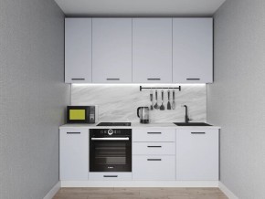 Кухонный гарнитур Смоки 2200 h950 (Стол. 26мм) в Ревде - revda.mebel24.online | фото 1
