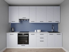 Кухонный гарнитур Смоки 2400 h950 (Стол. 38 мм) в Ревде - revda.mebel24.online | фото 1
