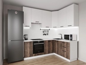 Кухонный гарнитур Старое Дерево 2200*1600 h950 (Стол. 26мм) в Ревде - revda.mebel24.online | фото 1