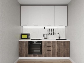 Кухонный гарнитур Старое Дерево 2200 h950 (Стол. 26мм) в Ревде - revda.mebel24.online | фото 1
