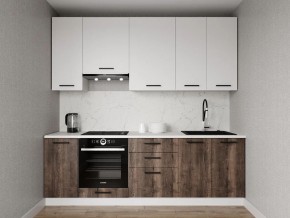 Кухонный гарнитур Старое Дерево 2400 h950 (Стол. 38мм) в Ревде - revda.mebel24.online | фото 1