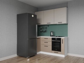 Кухонный гарнитур угловой Каппучино 1000*1800 (Стол. 38мм) в Ревде - revda.mebel24.online | фото