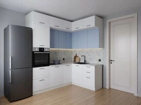 Кухонный гарнитур угловой Капри 2200*1700 (Стол. 38мм) в Ревде - revda.mebel24.online | фото