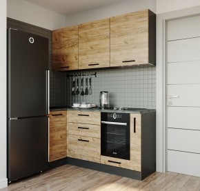 Кухонный гарнитур угловой Крафт 1000*1800 (Стол. 26мм) в Ревде - revda.mebel24.online | фото