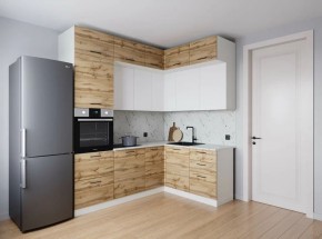Кухонный гарнитур угловой Лада 2200*1700 (Стол. 26мм) в Ревде - revda.mebel24.online | фото 1