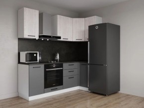 Кухонный гарнитур угловой Санторини 2200*1000 (Стол. 26мм) в Ревде - revda.mebel24.online | фото 1