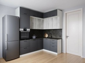 Кухонный гарнитур угловой Санторини 2200*1700 (Стол. 38мм) в Ревде - revda.mebel24.online | фото 1