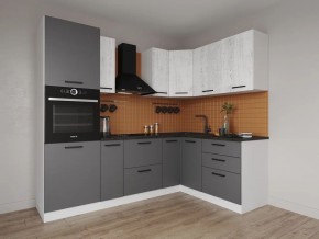 Кухонный гарнитур угловой Санторини 2400*1600 (Стол. 38мм) в Ревде - revda.mebel24.online | фото