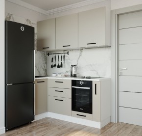 Кухонный гарнитур угловой Шампань 1000*1800 (Стол. 26мм) в Ревде - revda.mebel24.online | фото