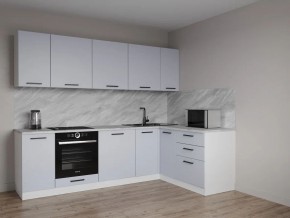 Кухонный гарнитур угловой Смоки 2600*1600 (Стол. 38 мм) в Ревде - revda.mebel24.online | фото