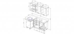Кухонный гарнитур угловой Вегас 1000*1800 (Стол. 38мм) в Ревде - revda.mebel24.online | фото 2