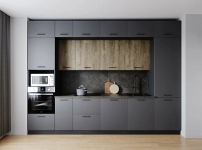 Кухонный гарнитур Умбра 3400 (Стол. 26мм) в Ревде - revda.mebel24.online | фото 1
