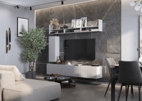 КВИНТА Гостиная 1600 (белый лофт) в Ревде - revda.mebel24.online | фото 1
