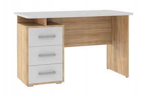 ЛАЙТ 2 Стол компьютерный (1200)  дуб сонома/белый в Ревде - revda.mebel24.online | фото