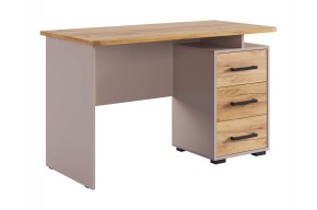 ЛАЙТ 2 Стол компьютерный (1200) кашемир/дуб крафт золотой в Ревде - revda.mebel24.online | фото