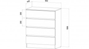 ЛЕНОРА Спальный гарнитур (модульный) графит в Ревде - revda.mebel24.online | фото 3
