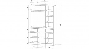 ЛЕНОРА Спальный гарнитур (модульный) кашемир в Ревде - revda.mebel24.online | фото 9