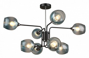 Люстра на штанге Imex 3564 MD.3564-8-S BK+CH в Ревде - revda.mebel24.online | фото