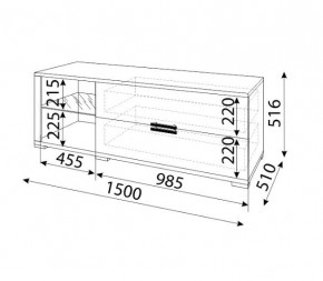 Мармарис (гостиная) М03 ТВ-тумба в Ревде - revda.mebel24.online | фото 2