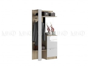 МАРТИНА Прихожая (модульная) белый/дуб сонома в Ревде - revda.mebel24.online | фото 2