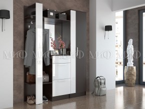 МАРТИНА Прихожая (модульная) белый/венге в Ревде - revda.mebel24.online | фото